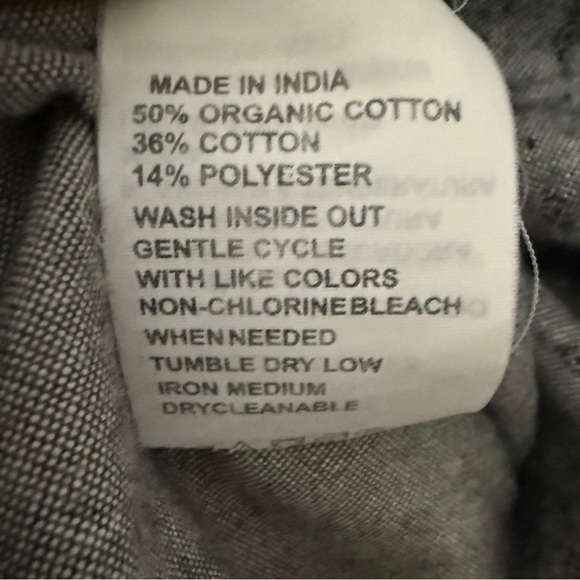 prAna Men’s Long Sleeve Button-Up Shirt Grey Large LAST CHANCE! - Picture 7 of 7